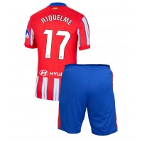 Fotballdrakt Barn Atletico Madrid Rodrigo Riquelme #17 Hjemmedraktsett 2024-25 Kortermet (+ Korte bukser)